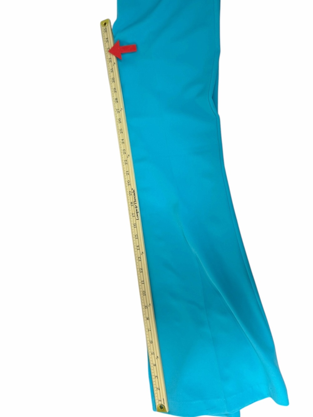 NWT Nasty Gal Turquoise Tailored Super Flare Co-Ord Trousers Sz UK 14/US 10 - Picture 3 of 7